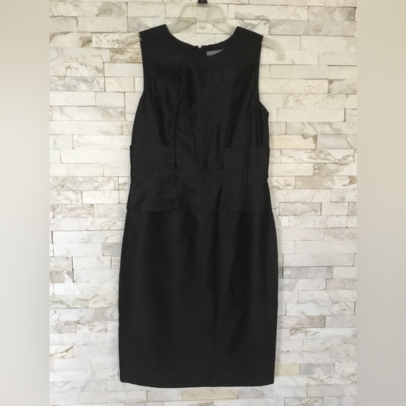Eccoci Black Sheath Dress Sz 2 - Picture 2 of 6